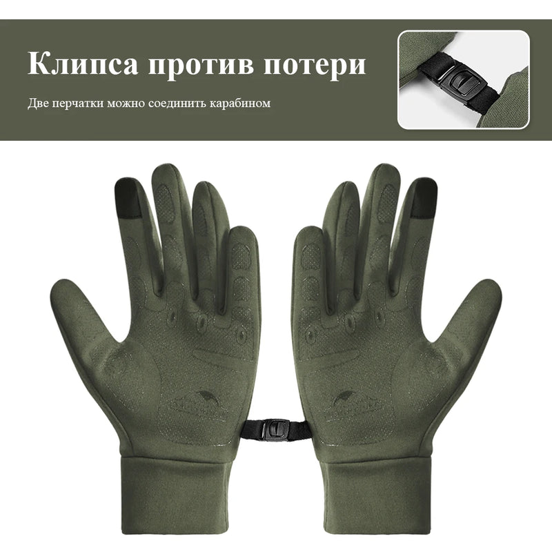 Naturehike Touch Screen Anti-skid Gloves Mountaineering Cycling Hiking Non-Slip Portable Gloves NH20FS032