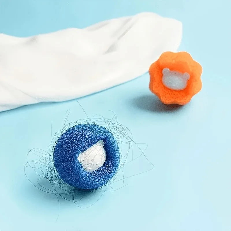 4pcs Reusable Pet Hair Cleaning Balls,Removes Lint And Hair Buildup,for Washing Machines And Dryers,Laundry Room Essential.