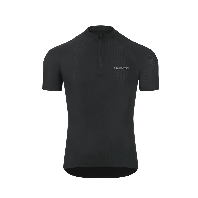 Men's Long Sleeve Reflective Cycling Jersey, Slim Fit Quick Dry Breathable With Rear Pockets for MTB Road Bike Riding Maillot