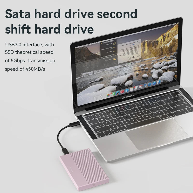 ប្រអប់ ផ្ទុក ថាស រឹង ប្រភេទ USB3.0 របស់ Blueendless សម្រាប់ ផ្ទុក ឯកសារ ទំហំ 2.5 អ៊ីញ ប្រភេទ HDD សម្រាប់ កុំព្យូទ័រ យួរដៃ និង កុំព្យូទ័រ យួរដៃ