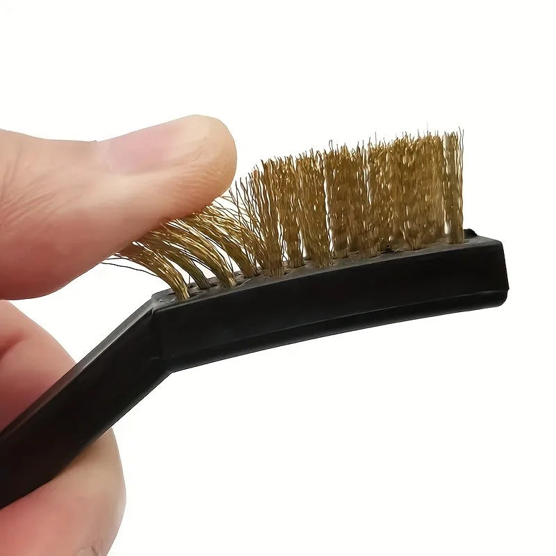 1set Professional Wire Brush Set - for Cleaning, Welding,Slag Removal, And Rust Removal,Wire Brushes,for Cleaning.cleaning brush