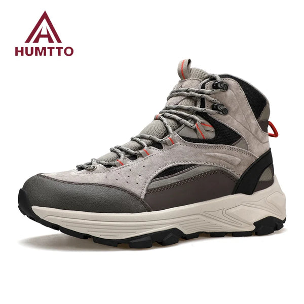 HUMTTO Hiking Boots for Men Outdoor Anti-slip Mountain Sneakers Man Keep Warm Trekking Shoes Winter Designer Men's Sports Shoe