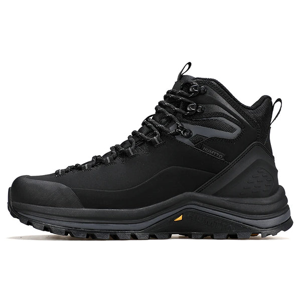 HUMTTO Keep Warm Snow Boots for Men 2024 Trainers Winter Men's Sneakers Leather Hiking Shoes Outdoor Casual Trekking Boots Man