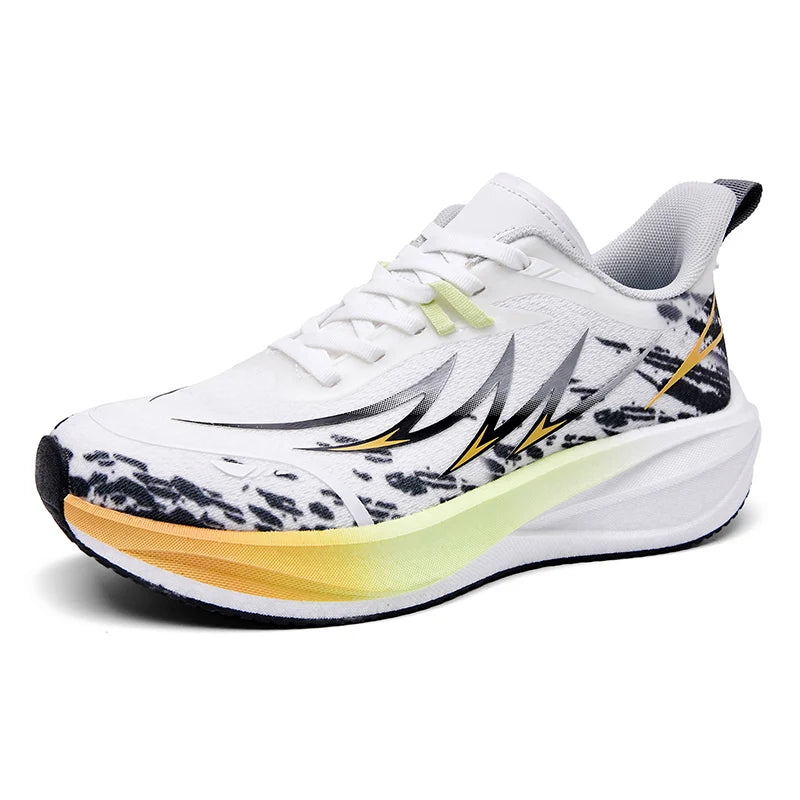 Men's racing running shoes four seasons soft-sole comfort breathable casual sneakers fashion students light speed sports shoes