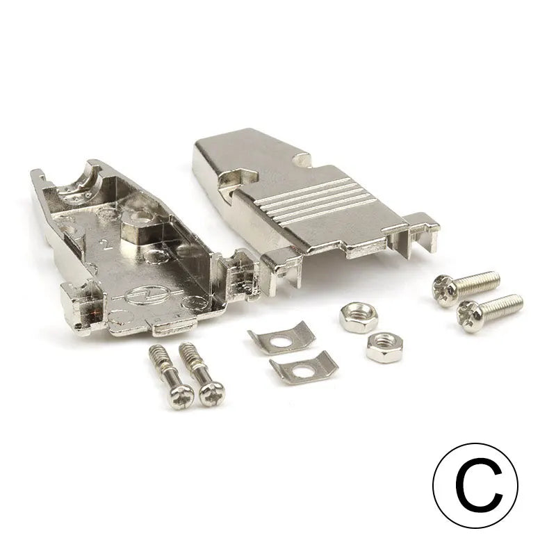 DB9 Adapter Connector Core RS232 Serial COM Plug Connectors Hole/pin DB15 Female Male Port Socket D Sub DP9 Plastic Case