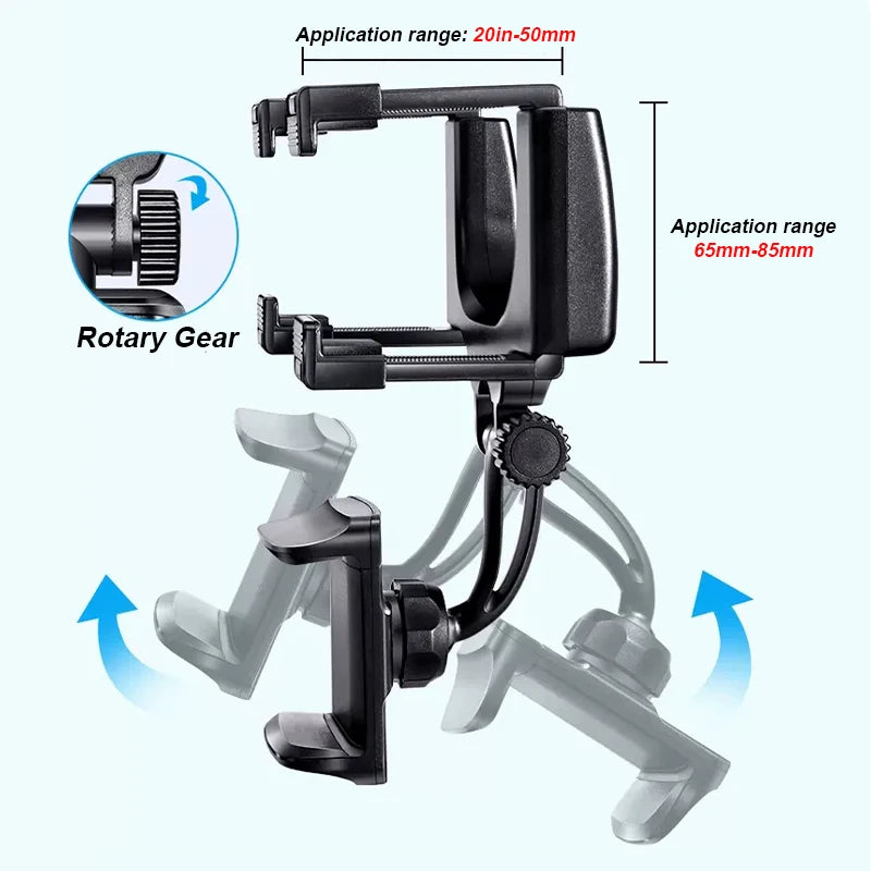 SEAMETAL Car Rearview Mirror Phone Holder 360 Rotation Car Phone Mount Stable Smartphone Navigation Bracket for Car Accessories