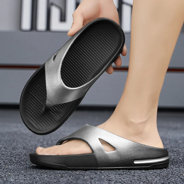 Summer Thick Sole Bottom Platform Flip Flops Men Slippers EVA Soft Beach Slippers Indoor Outdoor Lightweight