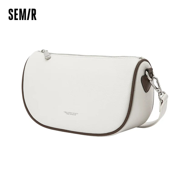 Semir Bag Women Crossbody Bag 2025 New Trendy Color Block Dumpling Bag Fashion Minimalist Shoulder Bag Mini Bag