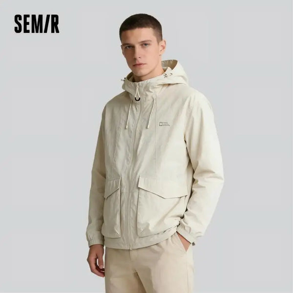 អាវក្រៅបុរស Semir UV 2026 មានមួក រលុង ត្រជាក់ ស្ទីលគូស្នេហ៍ ម៉ូដធម្មតា ទន់ ស្រួលពាក់ប្រចាំថ្ងៃ