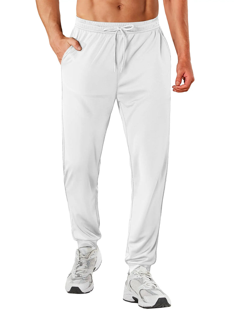 TACVASEN Lightweight Sport Pants Mens Quick Dry Elastic Waist Running Pants Outdoor Gym Workout Athletic Pants Sweatpants Jogger