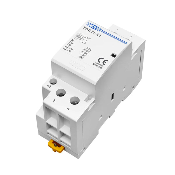 TOMZN TOCT1 2P 40A 63A 220V/230V 400V~ 50/60Hz Din Rail Household AC Modular Contactor 2NO 1NO1NC 2NC
