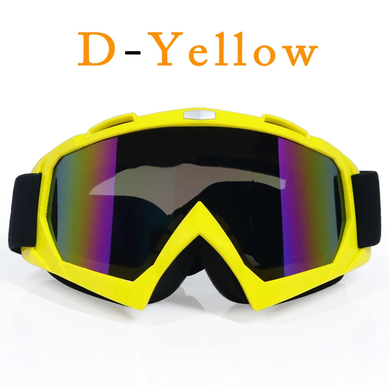 Adult  Motocross Goggles Motorcycle goggles Glasses ATV Clear Lens Ski Helmet Googles Off-road for Kawasaki Oculos Gafas