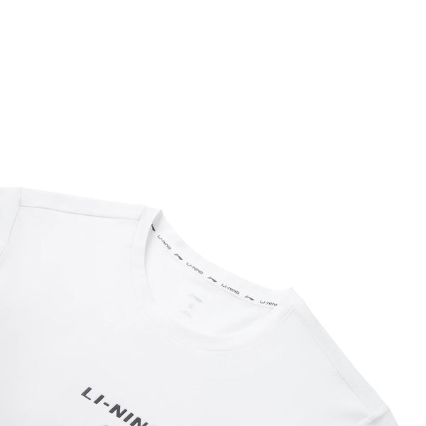 អាវយឺតកីឡាហ្វឹកហាត់បុរស Li-Ning ម៉ូដែល AT DRY ULTRA Regular Fit ធ្វើពីប៉ូលីអេស្ទ័រ 100% សម្រាប់ហាត់ប្រាណ ATSV115