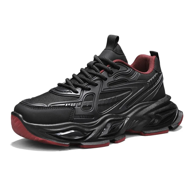 Men's casual sneakers spring summer new breathable soft-sole anti-slip outdoor racing running shoes students speed sports shoes