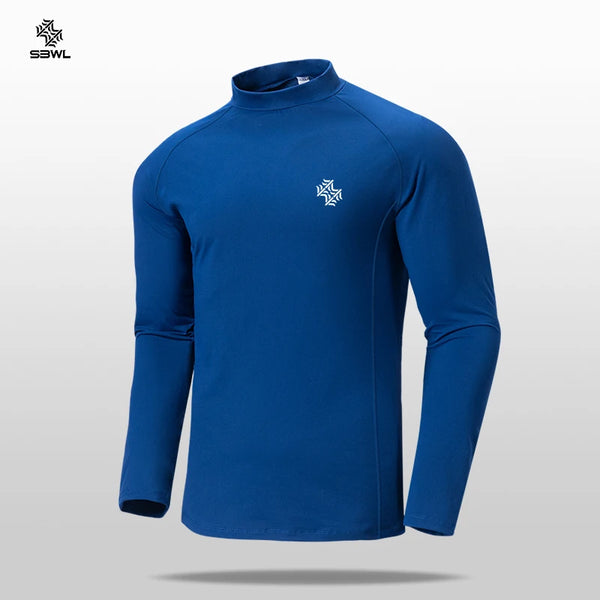 SBWL Men's High Quality Cycling Hiking Outdoor Sports Long Sleeve T-Shirt Leisure Speed Dry Running Fitness Sports Clothing Tops