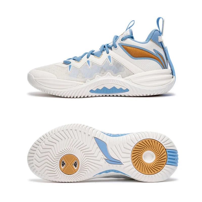 ស្បែកជើងបាល់បោះបុរស Li-Ning BADFIVE STORM 2025 ក្រៅផ្ទះ BOOM ទន់ស្រួល TUFF OS ស្បែកជើងកីឡា LiNing ដែលអាចពាក់បាន ABFV017