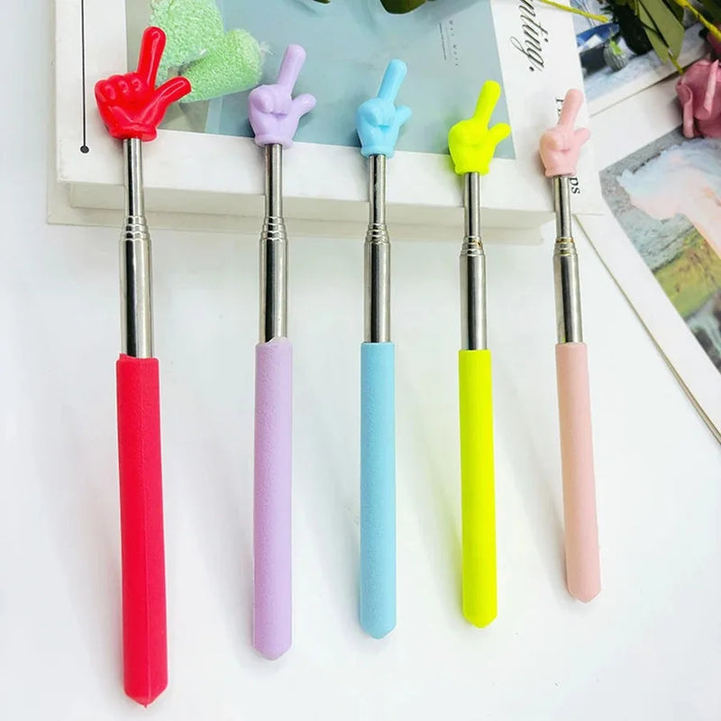 Telescopic Reading Stick Reading Finger Telescopic Point Reading Stick Point Reading Tool Whip Command Stick Teaching Stick