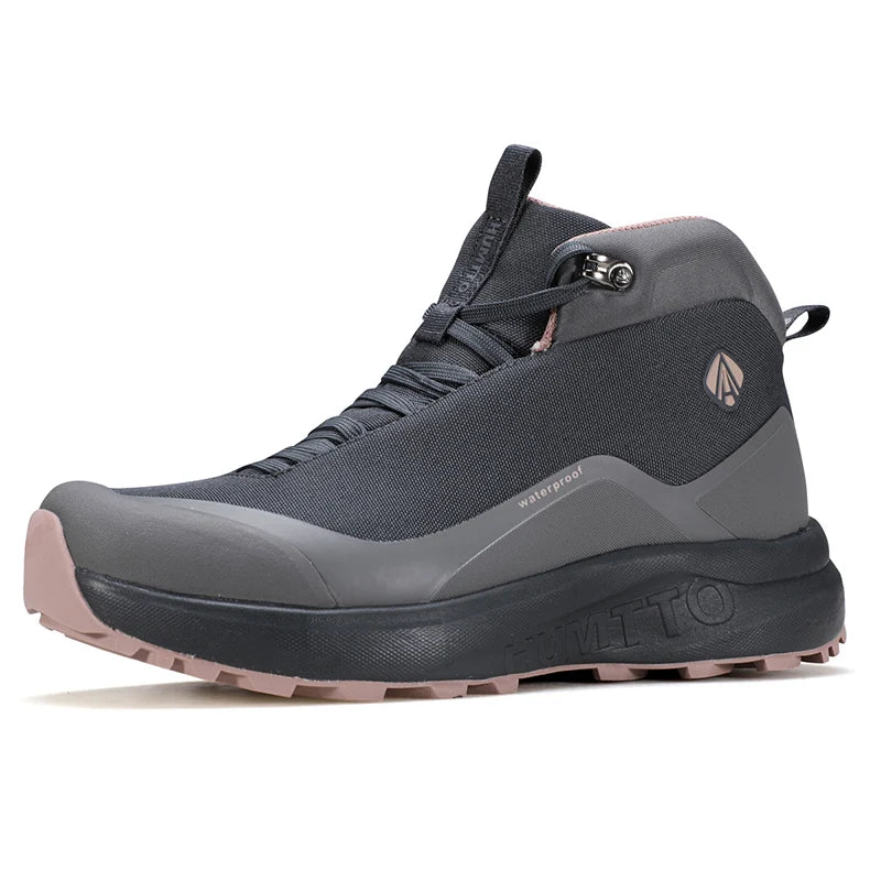 HUMTTO Breathable Non-slip Luxury Designer Hiking Boots Women Winter Trekking Shoes Outdoor Mountain Camping Sneaker for Woman