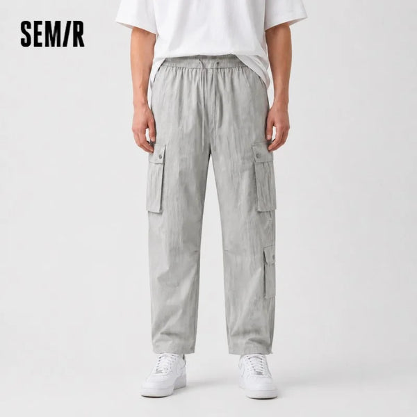 ខោបុរស Semir សម្លៀកបំពាក់ធ្វើការ 2026 ហោប៉ៅច្រើនសម្រាប់ឆ័ត្រយោងក្រៅផ្ទះ ត្រង់ រចនាប័ទ្មទីក្រុង ធម្មតា ប្រចាំថ្ងៃ ទន់ មានផាសុកភាព ពាក់ប្រចាំថ្ងៃ