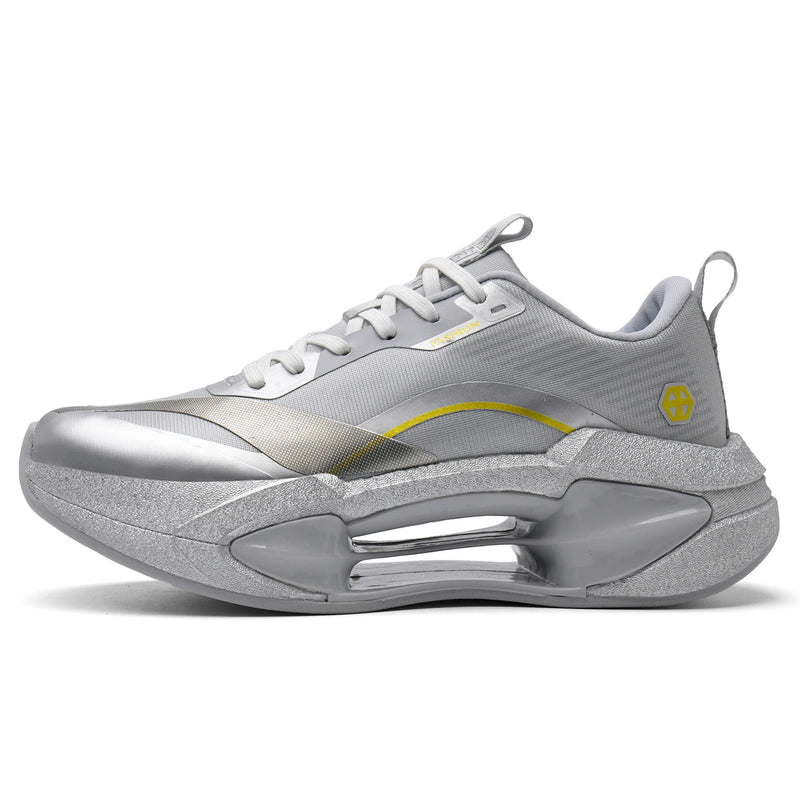 Unisex Sports Shoes Marathon Features Autumn Outdoor Running Shoes Hollowed Out Soft Sole Anti Slip Damping Training Shoes Man