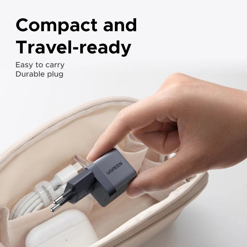 【Ultra Mini】UGREEN Nexode Air  45W GaN Charger USB C Fast Charger PD3.0 PPS For iPhone 18 17 Pro Samsung S26  Tablet Macbook Air