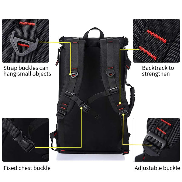 KAKA 40L Big Capacity Waterproof Trekking Fishing Hunting Bag Backpack Outdoor Rucksacks Sports Camping Hiking Multifunction Bag