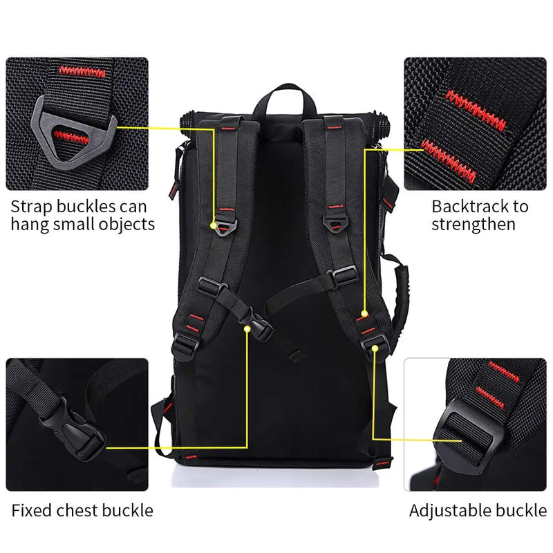 KAKA 40L Big Capacity Waterproof Trekking Fishing Hunting Bag Backpack Outdoor Rucksacks Sports Camping Hiking Multifunction Bag
