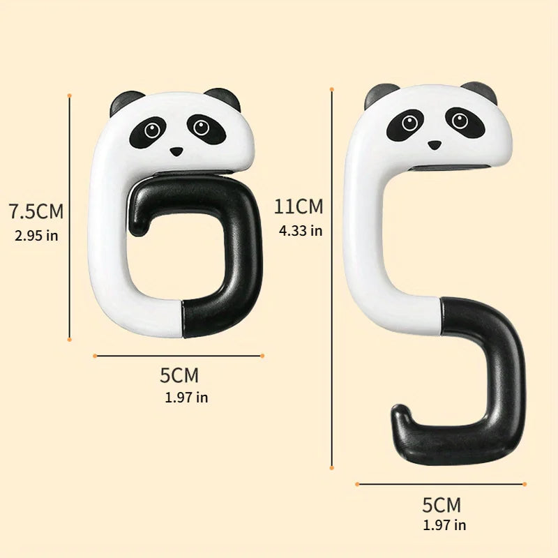 1pc Travel Portable Cute Handbag Hook, Securely Hangs On Any Desktop, Plastic Design with Stretchable Handle, Fashionable Style