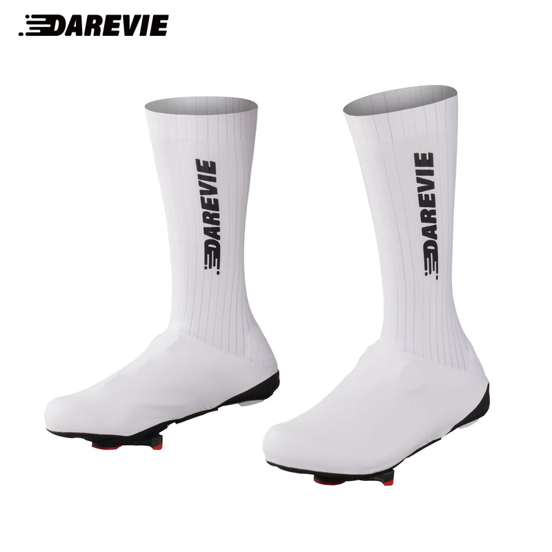 ស្រោមស្បែកជើងជិះកង់ DAREVIE Aero ល្បឿនលឿនប្រឆាំងនឹងការរអិល UCI ប្រវែងប្រណាំងកម្រិតស្បែកជើងការពារភ្លៀង ការពារខ្យល់