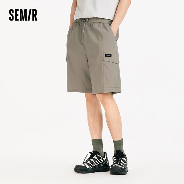 ខោខ្លីបុរស Semir ឆ្នាំ ២០២៦ ស្ទីលសម្លៀកបំពាក់ធ្វើការ មានអារម្មណ៍ត្រជាក់ រលុង ស្លៀកប្រចាំថ្ងៃ ធម្មតា ទន់