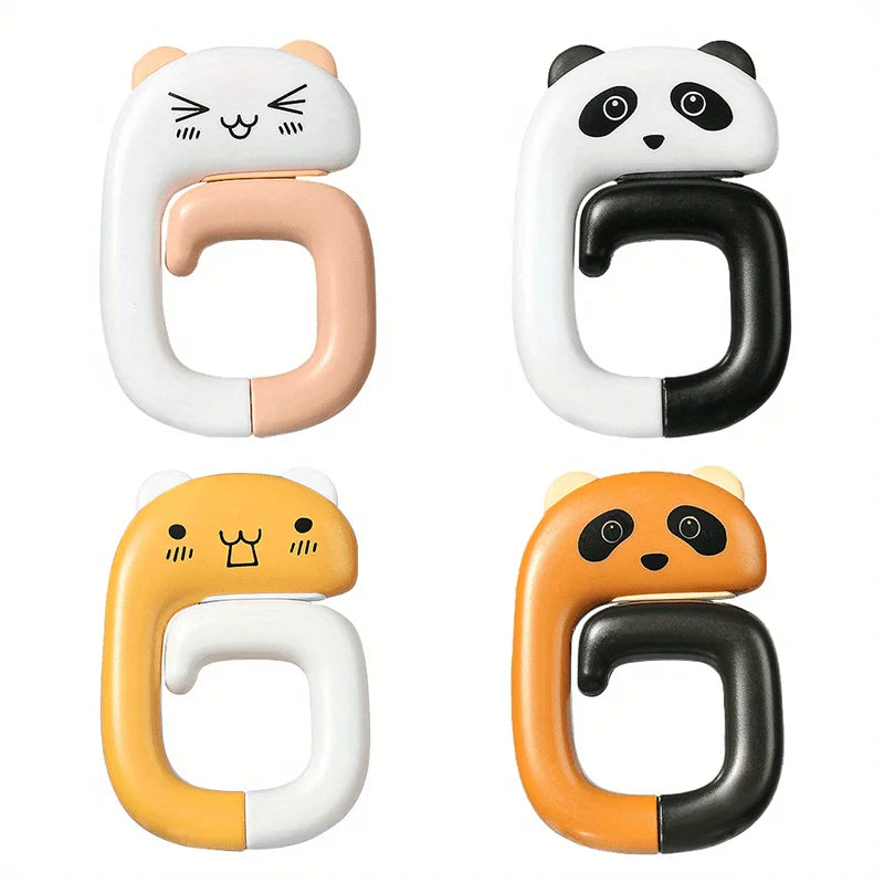 1pc Travel Portable Cute Handbag Hook, Securely Hangs On Any Desktop, Plastic Design with Stretchable Handle, Fashionable Style