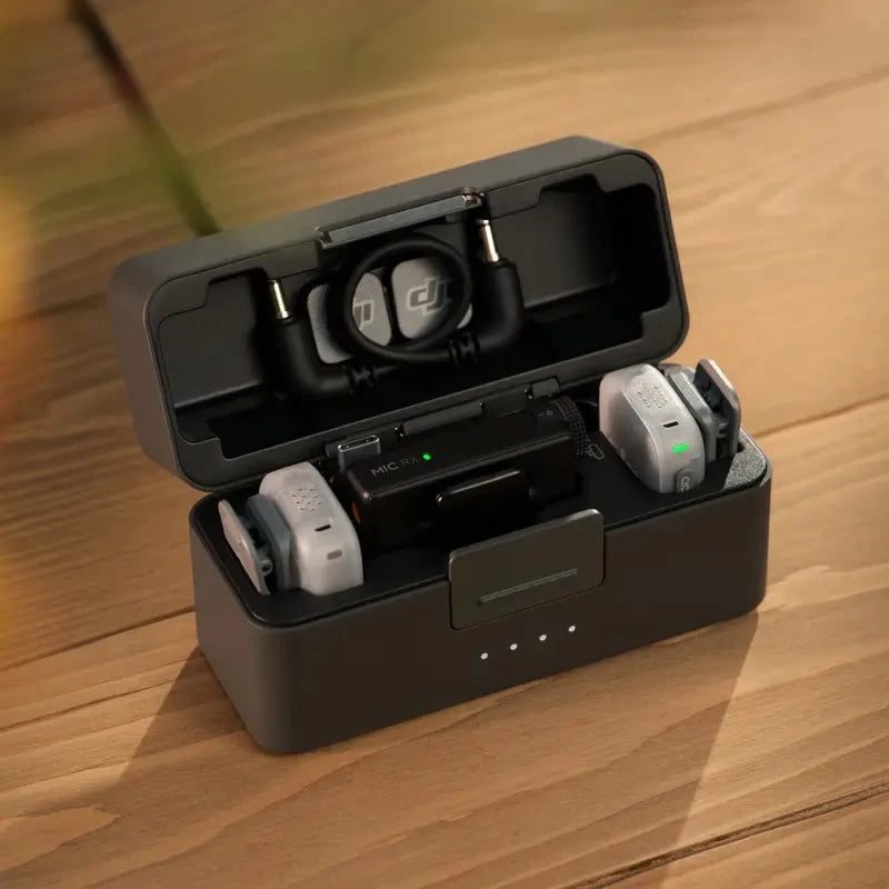 DJI Mic Mini 2 Charging Case 48H Working Time 1950mAh Portable Storage Charger Box for Wireless Mic