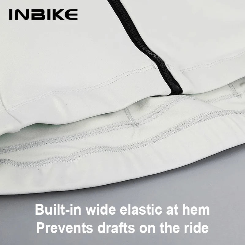 INIBKE Winter Men's Cycling Long Sleeve Jersey Thermal Bicycle Top Mountain Biking Riding Jersey Man Outdoor Sportswear Clothes