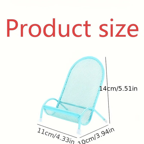 Colorful Creative Chair Design Phone Stand,Bedside Phone Holder. Multiple color options available. Lazy Bracket.
