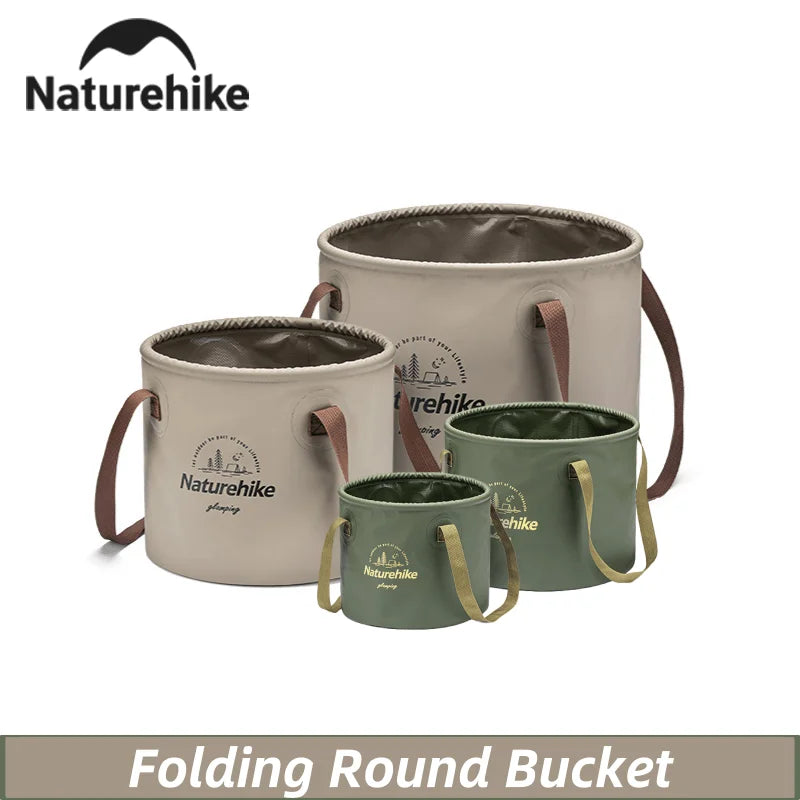 Naturehike Collapsible Waterproof Bucket Portable Outdoor Multifunctional Travel Folding Container Camping Hiking Storage Bag