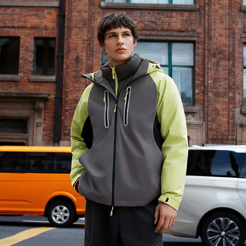 Semir Protective Down Jacket Men Winter 90% Down Fill Windproof Three-Resistant 2026 New 3-In-1 Liner Thickened Trendy