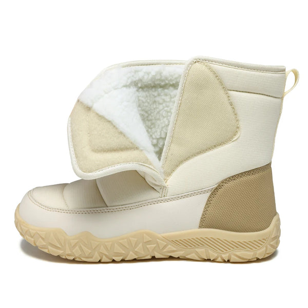 Plus Big Size 50 51 52 53 Winter Wide Toe Box Snow Boots Insulated Boots Warm Fleece Lined Anti-Slip Outdoor Cold Weather Boots