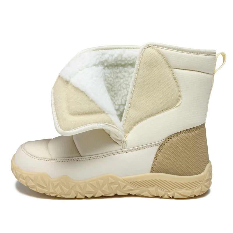 Plus Big Size 50 51 52 53 Winter Wide Toe Box Snow Boots Insulated Boots Warm Fleece Lined Anti-Slip Outdoor Cold Weather Boots