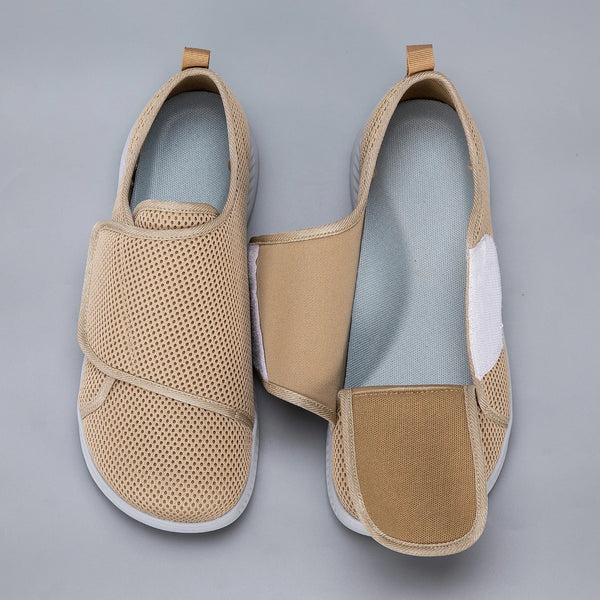 Extra Wide Toe Easy on Off Diabetic Shoes for Swollen Feet /edema Feet Elderly Senior Adjustable Sneakers Lightweight Non-slip