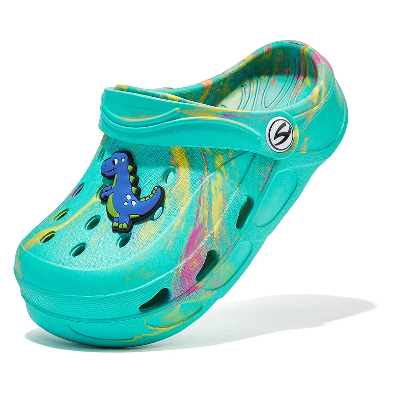 HOBIBEAR Kids Garden Clogs Cartoon Boys Girls Beach Slipper Sandals Water Shoes(Toddler/Little Kid/Big Kid)