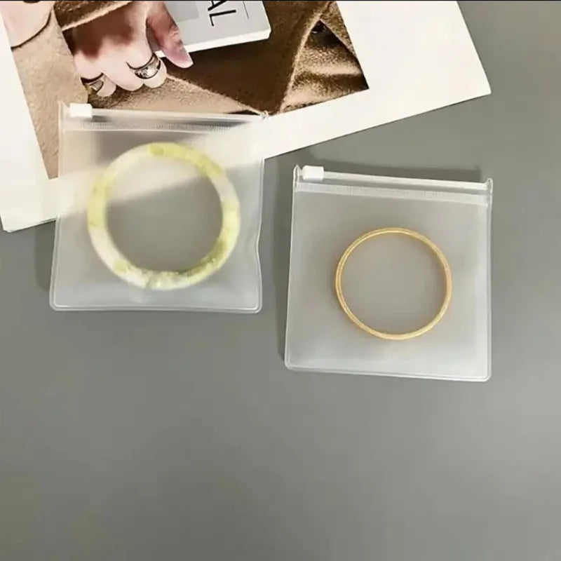 Clear Zipper Bags with Air Holes - Storage Bags forChargers and Small Items,Transparent Rectangular Design for Easy Organization