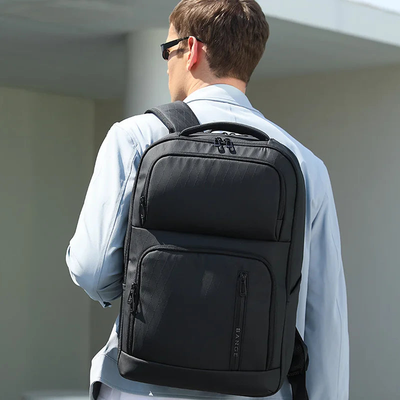 BANGE New Arrival Large Capacity Daily 15.6 inch Lightweight Waterproof Business Laptop Men Backpack for Men Teenager School Bag