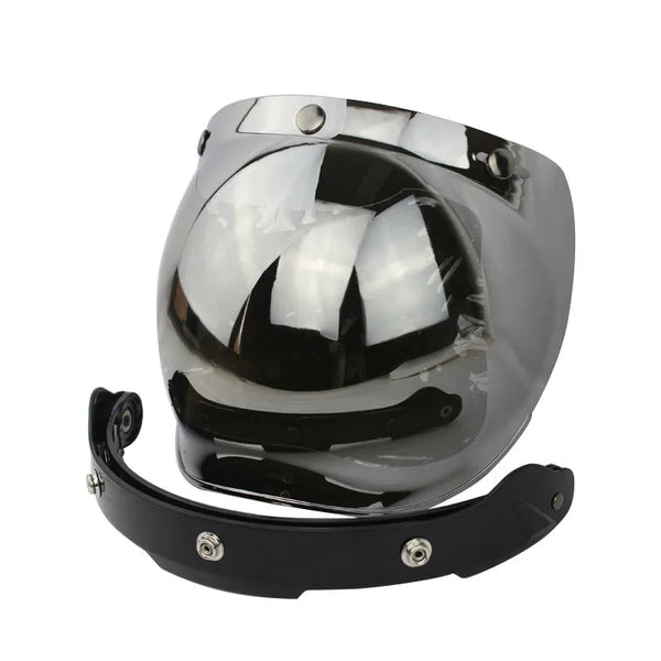 12 Colors Vintage Durable Windshield Motorcycle Lens Bubble Visors Wind Shield Helmet Visor Retro Windscreen