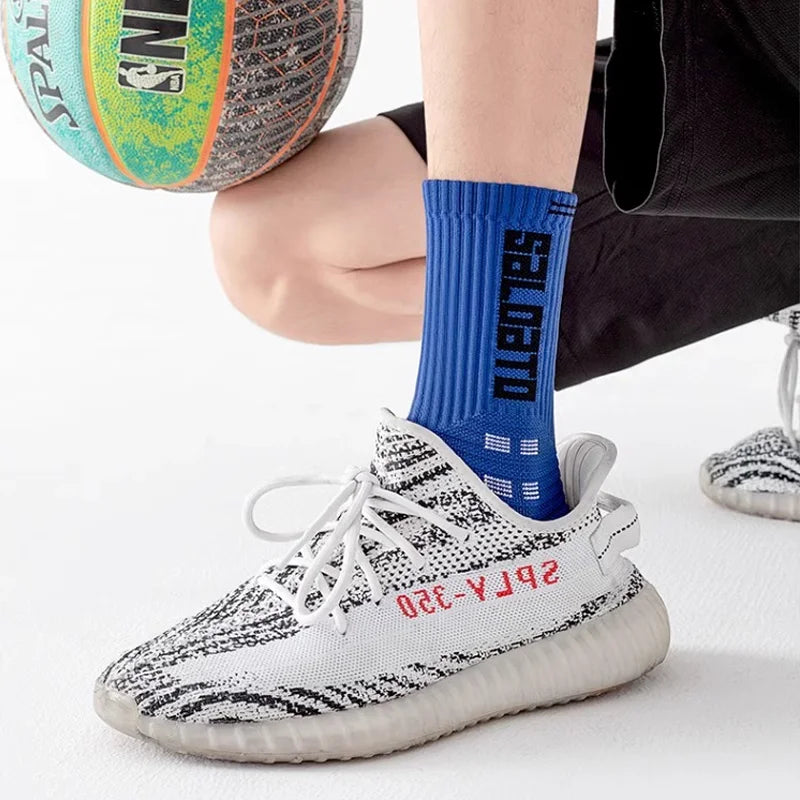 WRELS 1/2/3 Pairs Tennis Socks Anti-Odor Sports Socks Moisture-Wicking Arch Ankle Support Running Basketball Training Socks