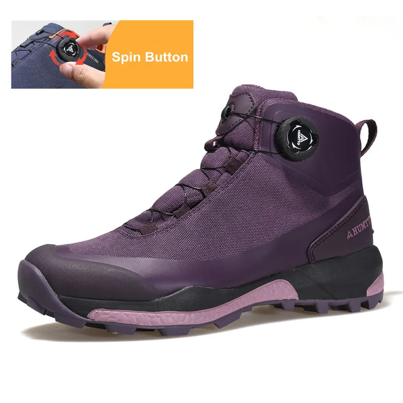 HUMTTO Women Hiking Boots Winter Outdoor Sport Walking Tactical Safety Trekking Shoes Womens Waterproof Sneakers for Woman 2022