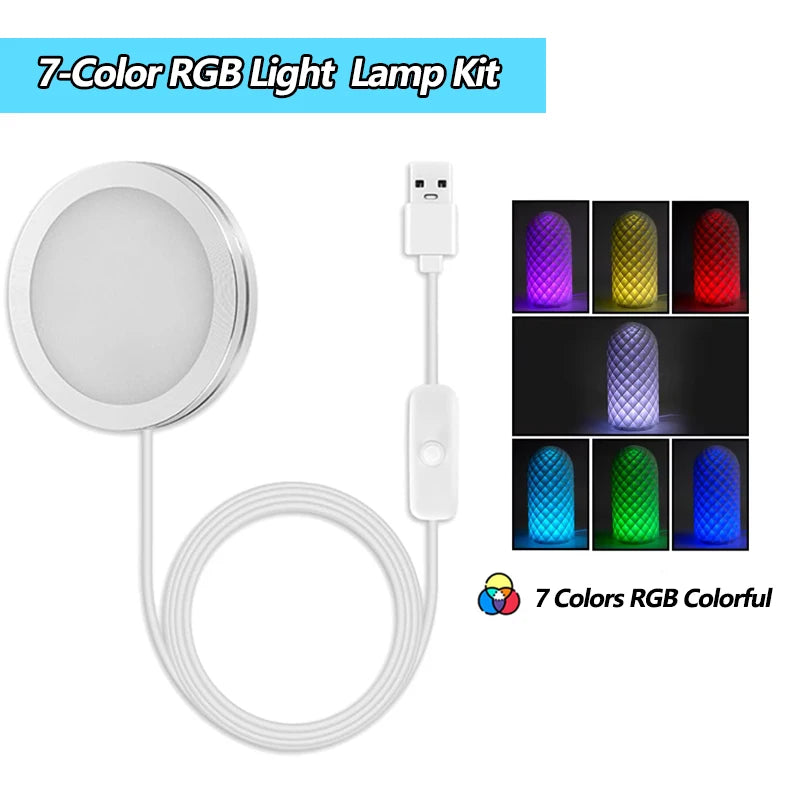 សម្រាប់ឧបករណ៍ចង្កៀង LED របស់ Bambu Lab ឈុតភ្លើង LED ដែលអាចលៃតម្រូវបាន គ្រឿងបន្លាស់ផ្នែករឹង DIY ម៉ូដែលពន្លឺពណ៌ស/ត្រជាក់/ក្តៅ ដោយគ្មានសំបកចង្កៀង 001