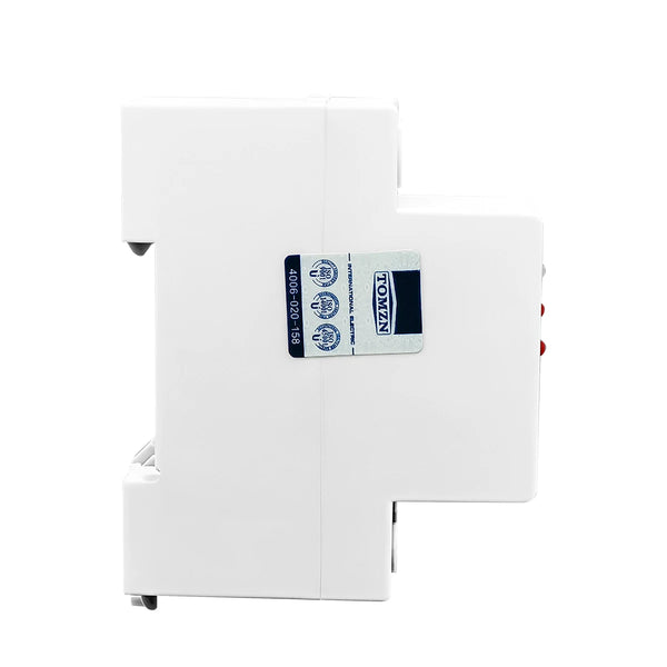 TOMZN 40A 230V Din Rail 3 LED Automatic Reconnect Over Voltage And Under Voltage Protective Device Protector Protection Relay