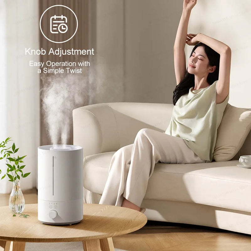 MIJIA Humidifiers 3, Large 4.5L Capacity, 350mL/h Humidifying Capacity, Water Shortage Protection,CN Version With Adapter