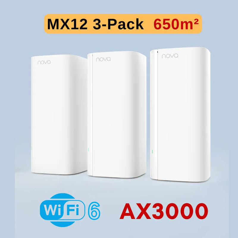 រ៉ោតទ័រ WiFi 6 AX3000 Mesh Router Tenda WiFi Router 2.4G 5GHz Full Gigabit Router Tenda AC1200 Mesh System Router ឧបករណ៍ពង្រីករ៉ោតទ័រ WIFI
