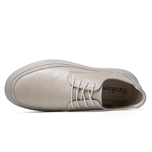Summer Autumn Mens Lace Up Leather Casual Shoes Men Fashion Flat Shoes Big Size 47 48 Breathable Comfortable